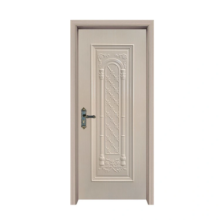 Shengyifa Factory Sales PVC Finished Interior WPC Wood Panel Door for Hotel