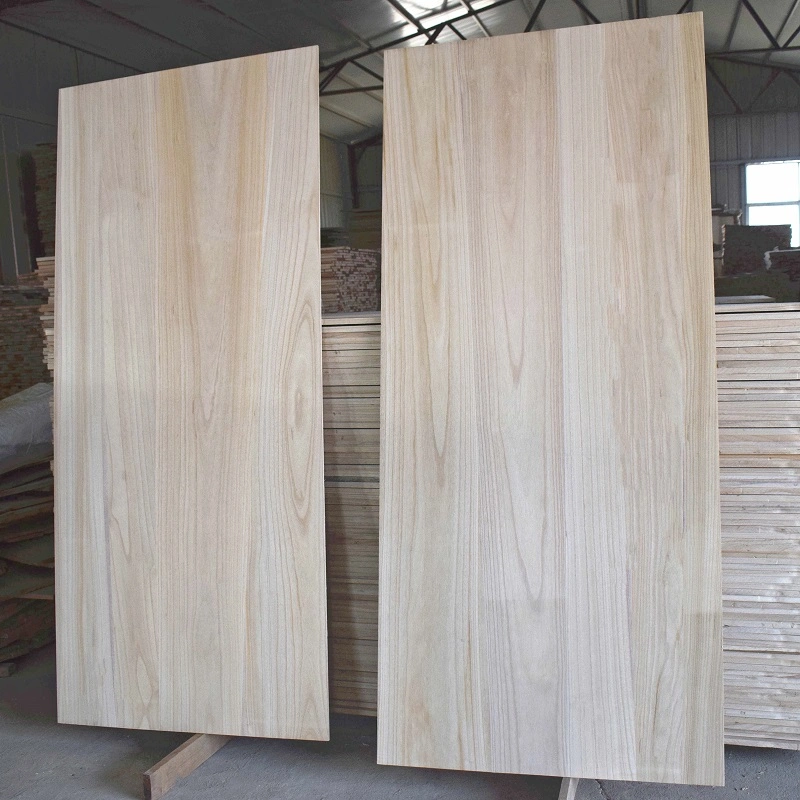 Atacado alta qualidade Paulownia / Pine / Poplar / Cedar / Birch / Spruce / Oak Solid Wood Edge Colagem Boards