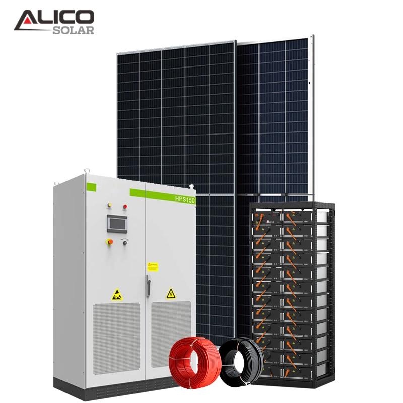 High Efficiency Alicosolar Big Power 1MW on Grid Solar System Full Set Solar System