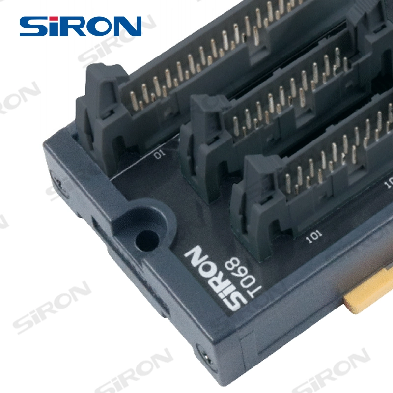 Bloque terminal de conector de PLC de tránsito SIRON T068 32pins a 16pins