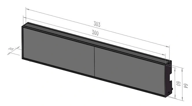 Shelf LED Display Played Via Cloud