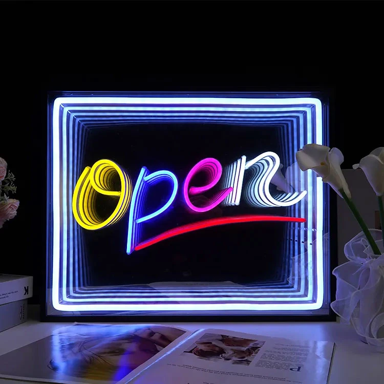 Wall Mounted Shop Front Open Sign LED Neon Light