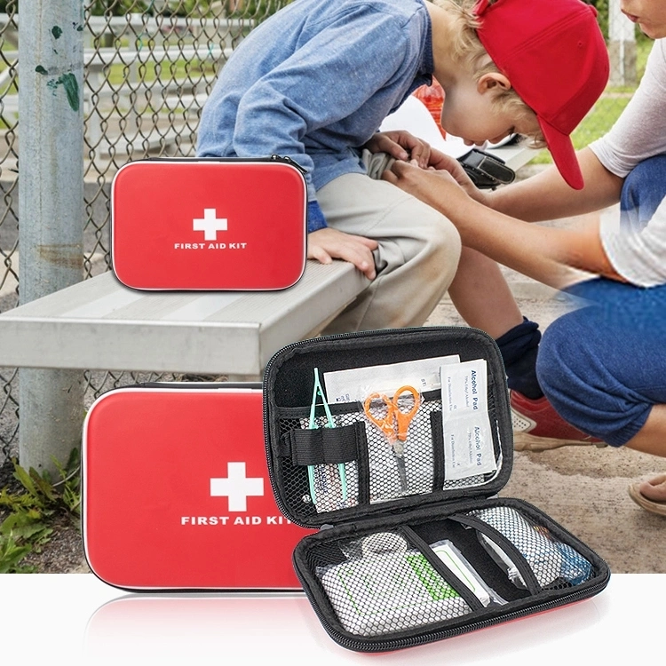 Waterproof Outdoor Emergency Medical Kit Set Bag with Supplies Hard EVA First Aid Case