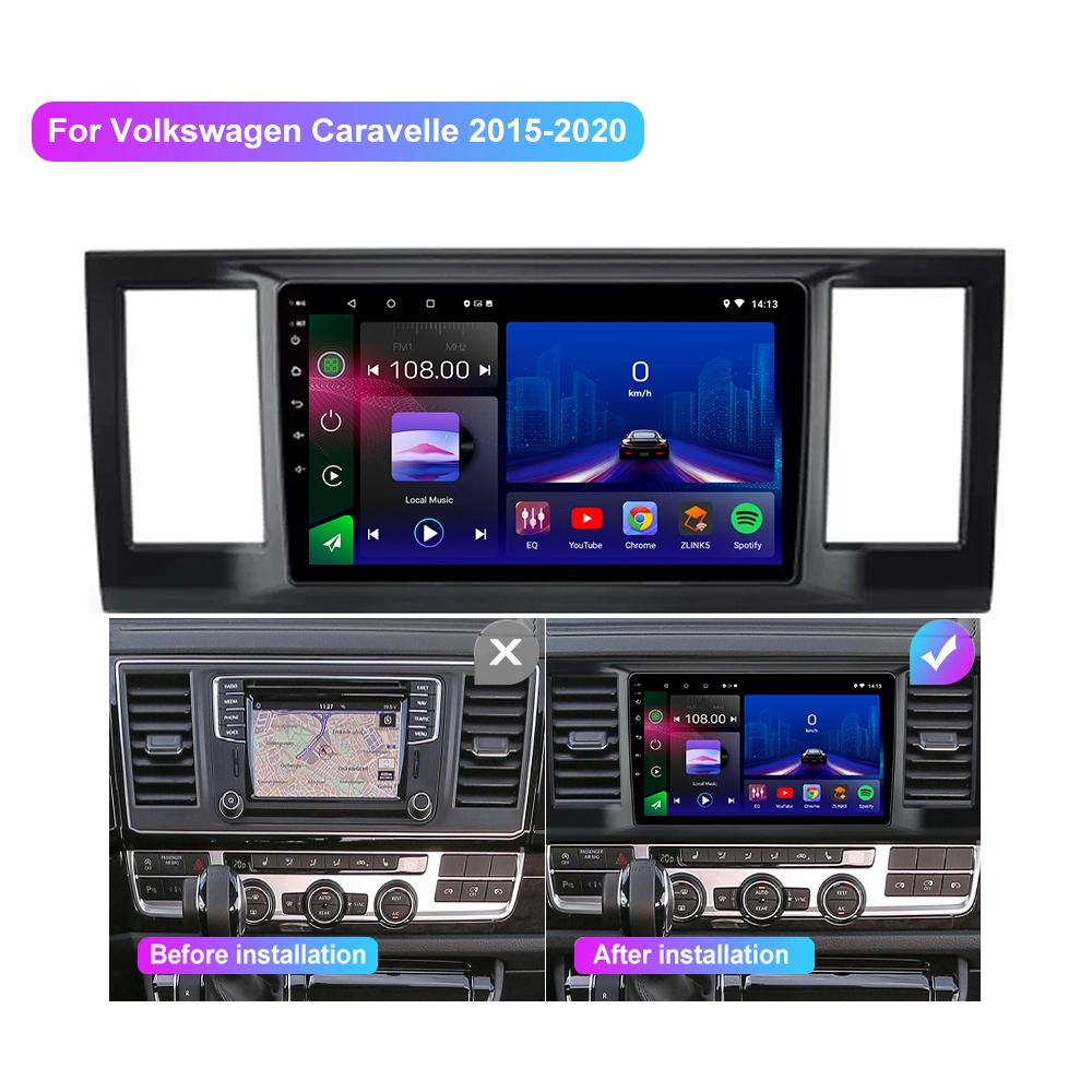 2015-2020 Jmance pour Volkswagen Caravelle autoradio lecteur vidéo multimédia audio stéréo de navigation GPS Android 9 Lnch