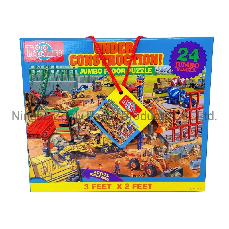 Personnalisez le puzzle de sol géant 24 pièces Alphabet train Puzzle Fame Puzzle Construction Puzzle casse-tête pour enfants