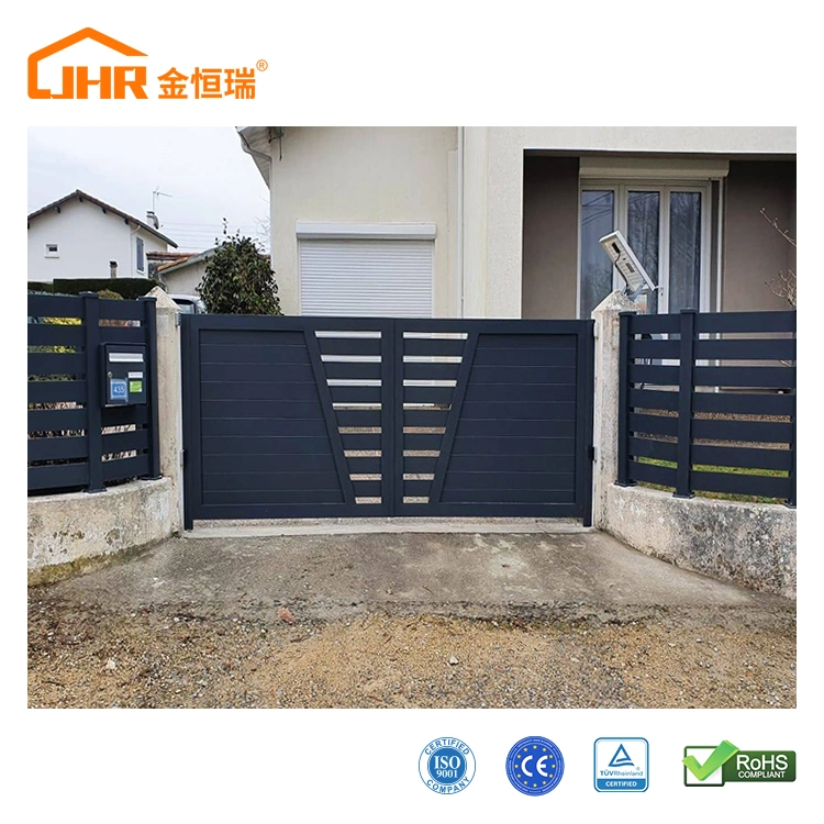 Modern House Front Double Door Security Entrance Doors with Fingerprint Lock