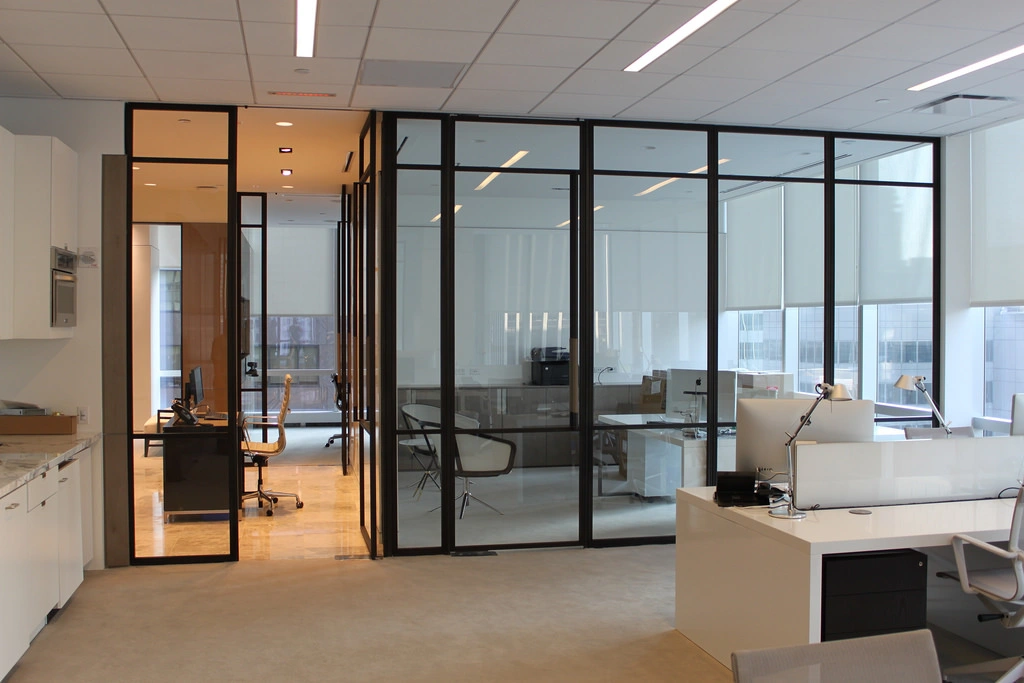 Modern Design Operable Office Pod Movbale Frameless Glass Partition Walls