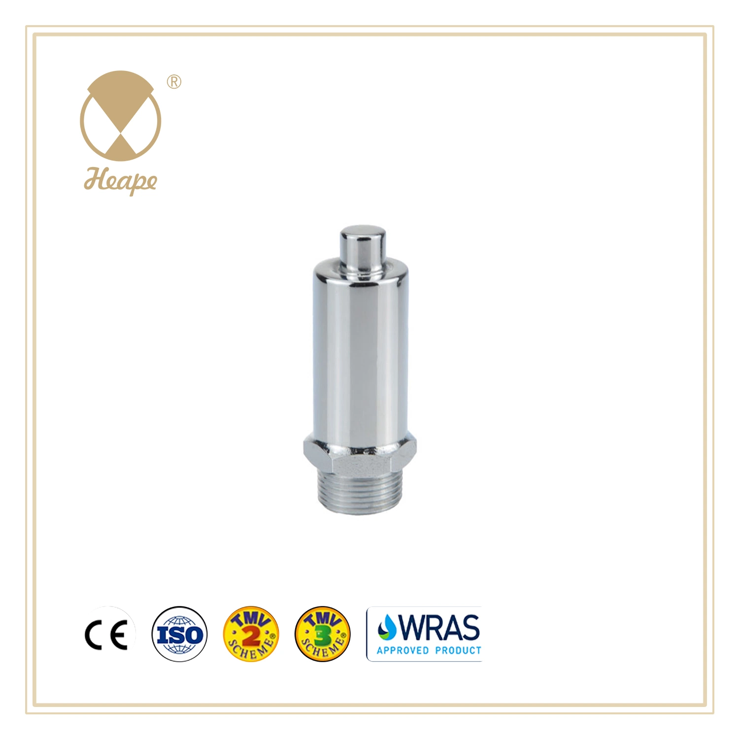 Heape 1/8" Straight Steam Convector Air Valve for Pipeline