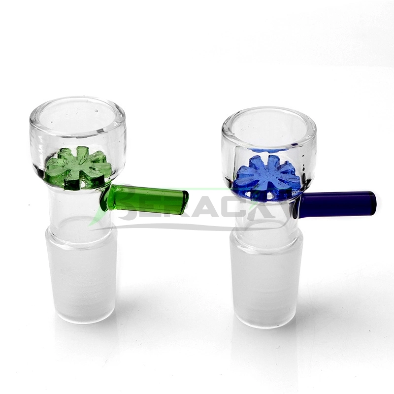 Wholesale/Supplier Cost-Effective Snowflake Glass Bowl Piece for Glass Water Pipes