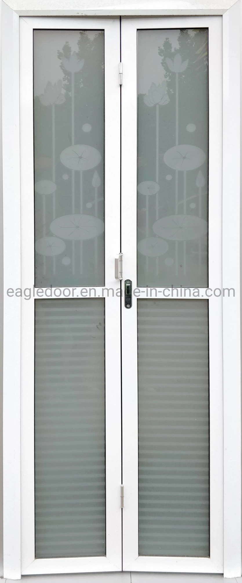 New Design Bathroom Doors Aluminum Glass Kitchen Interior Toilet Door (EA-2041)