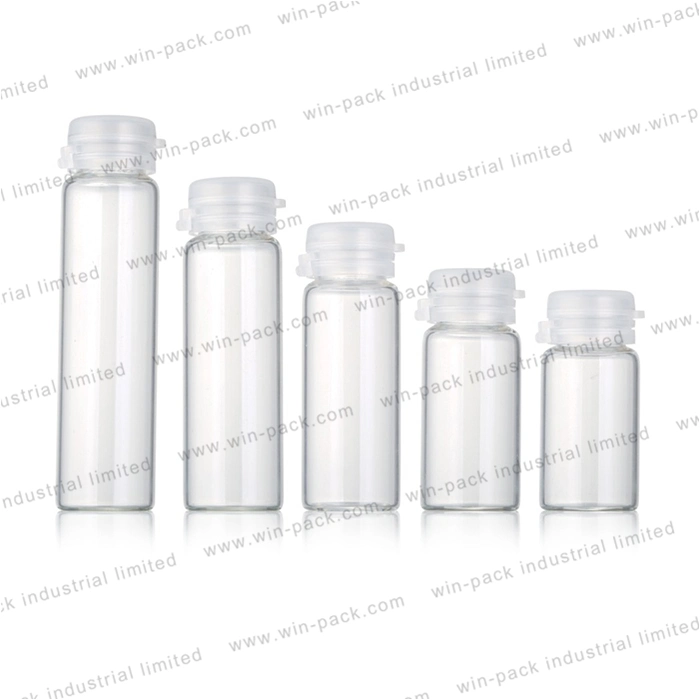 3ml 4ml 5ml 8ml 10ml Yellow Unique Cosmetic Glass Lock Bottle Containers Empty Clear Glass Cosmetic Packaging Lock Tube for Essential Oils