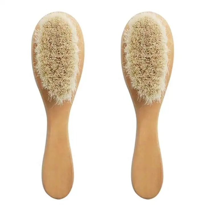 Wooden Women Bamboo Baby Hair Brush