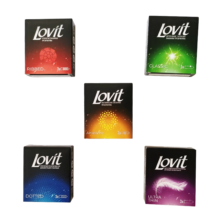 Adult Sexy Products OEM Custom Male Latex Condom