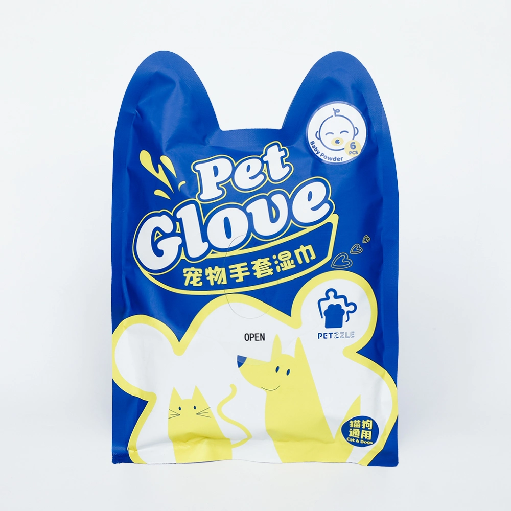 Feuchttücher Handschuhe Einfache Reinigung Sterilisation 6PCS Pet Supplies Pet Zubehör