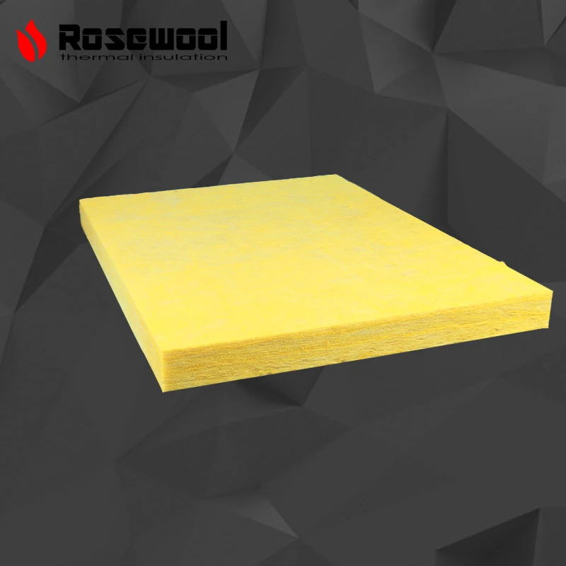 25-150 mm Thickness Thermal Insulation Glass Wool Building Material Glass Wool Board