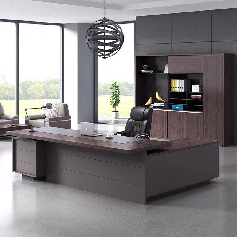 El lujo de Foshan CEO personalizado de la Oficina de mesa mesa de madera escritorio ejecutivo moderno mobiliario de oficina