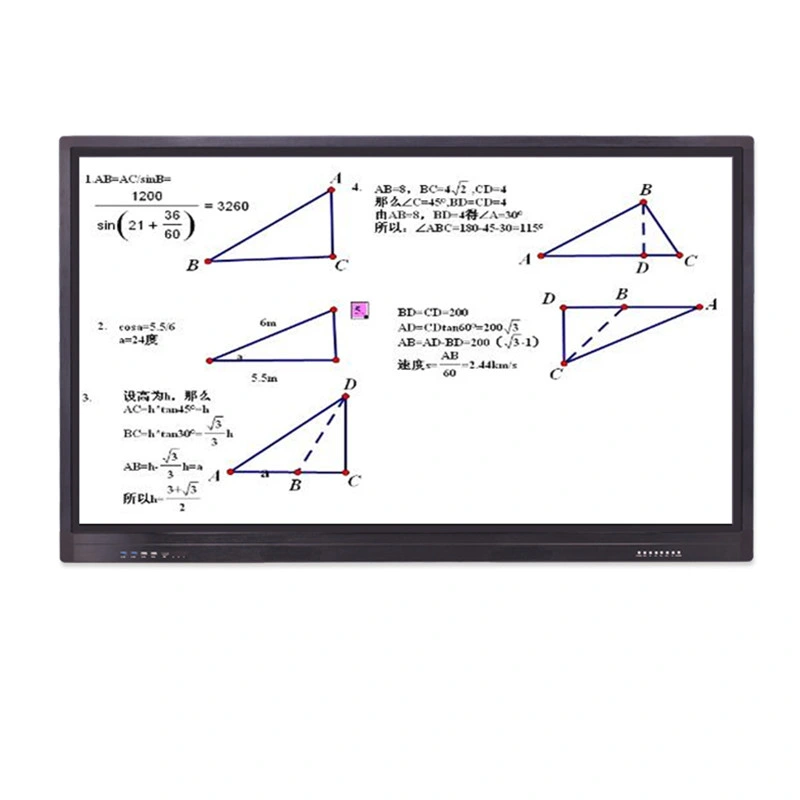 85" Interactive Touchscreen TV 4K Resolution with Android OS for Digital School