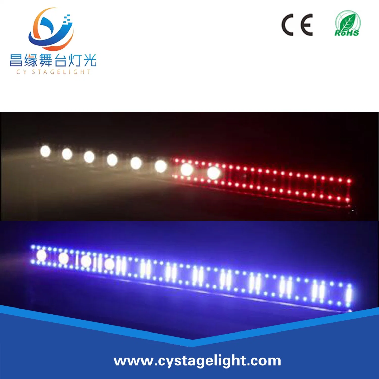 12*3W/5W LED Wall Washer Beam Light with Linear Flashing Effect