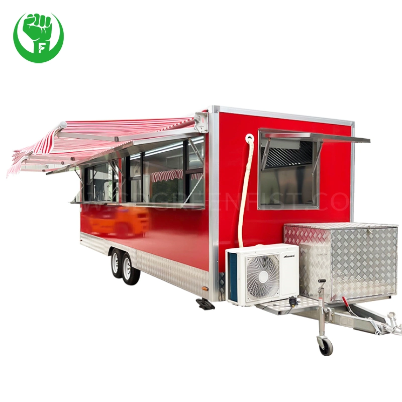 C 1223 Food Trailer Black Food Caravan Unique Catering Trailer Corn Hot Dog Cart Mobile Kitchen Van Trailer
