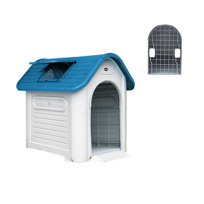 87*72*75.5 Cm Waterproof Outdoor Rainproof Sunshade and Breathable Dog Villa with Safety Door Lock