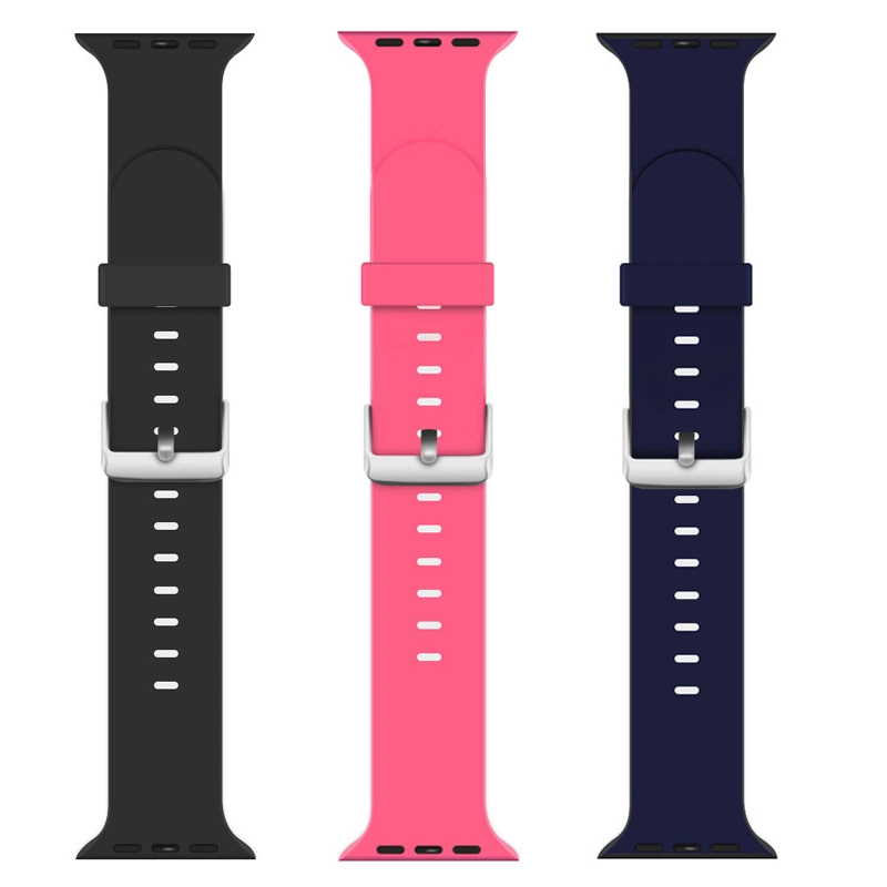 Silicone 38mm 42mm Watch Strap Apple Watch Band