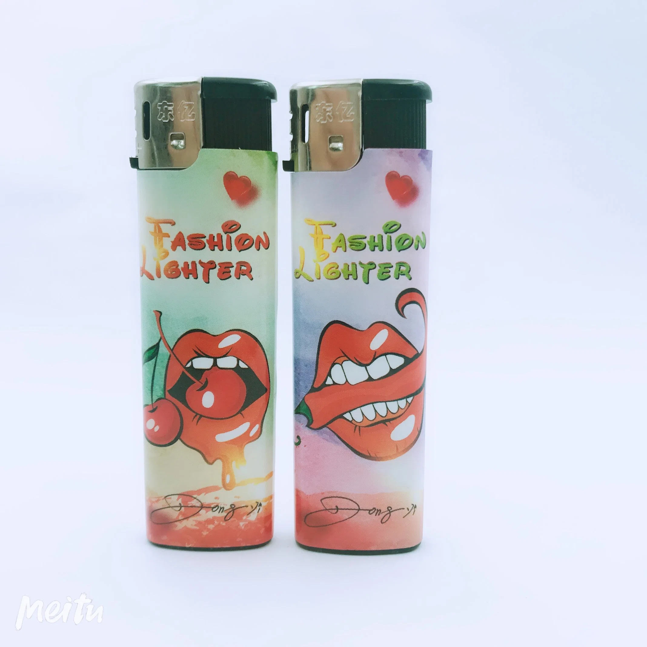 Customized Small Size Transparent Plastic Cigarettes Lighter with Cheap Price