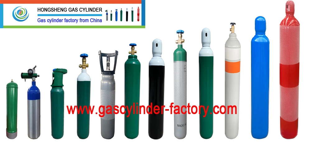 ISO 150bar 200bar Ut Tped TUV CE 2L/5L/8L/10L/15L/20L/40L/47L/50L/60L/67L /68L Medical and Industrial Steel Seamless Carbon Dioxide/Argon/Oxygen Cylinder