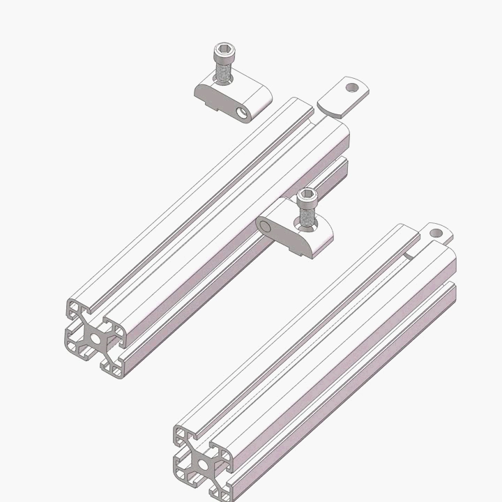 6061-T6 Aluminium 4530er Standard Lift-off Window and Door Hinge for Aluminium Profile