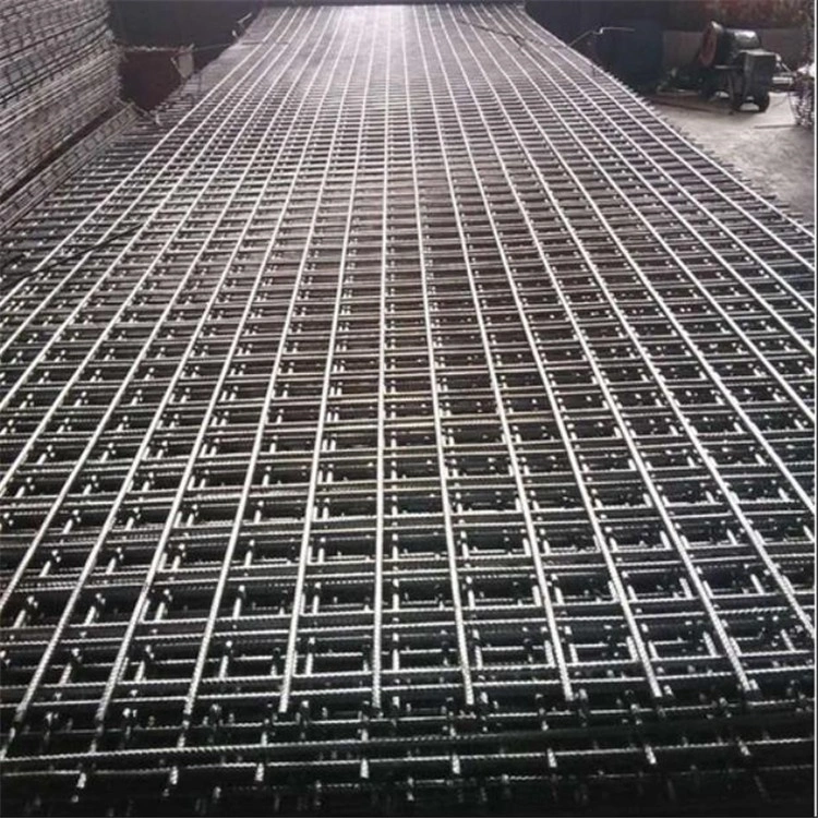 Hot Dipped Reinforcing Welded Wire Mesh A393 A252 Flying End Ribbed Concrete Steel Bar Reinforcing Mesh