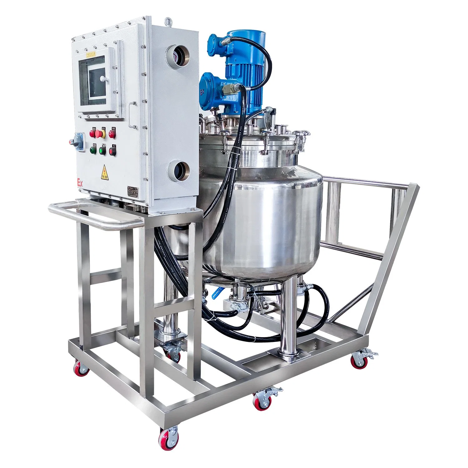 Mobile 200L SUS 316L Stainless Steel Mixing Tank