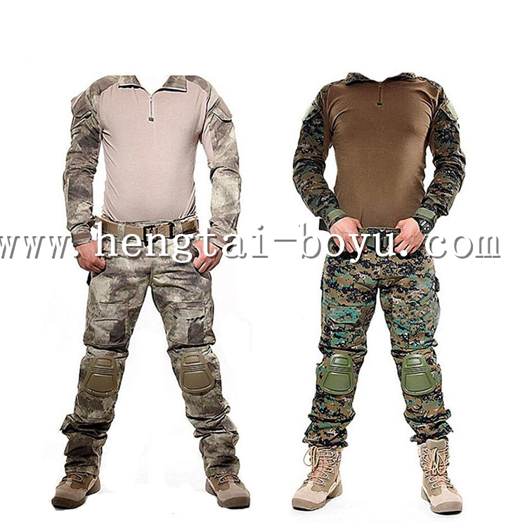 12 Colors Camouflage Army Military Uniform Tactical Suit Special Force Combat Shirt Soldier Coat Pant Set Trousers with Pockets