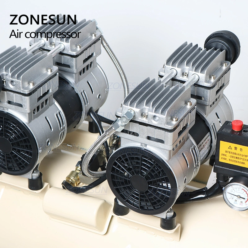 Zonesun 50L Pure Copper Piston Type Mute Oil-Free Air Compressor