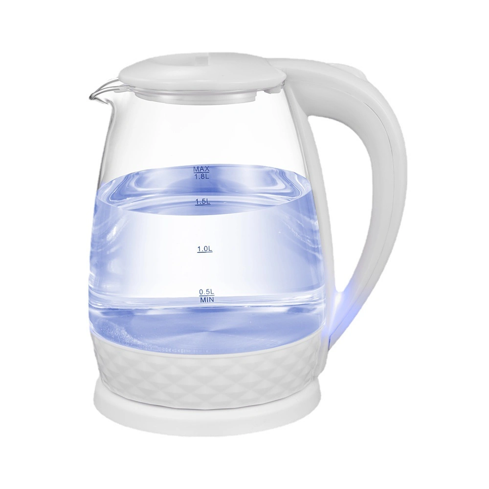 Светодиодный стеклянный чайник электрический чайник 1,8 л