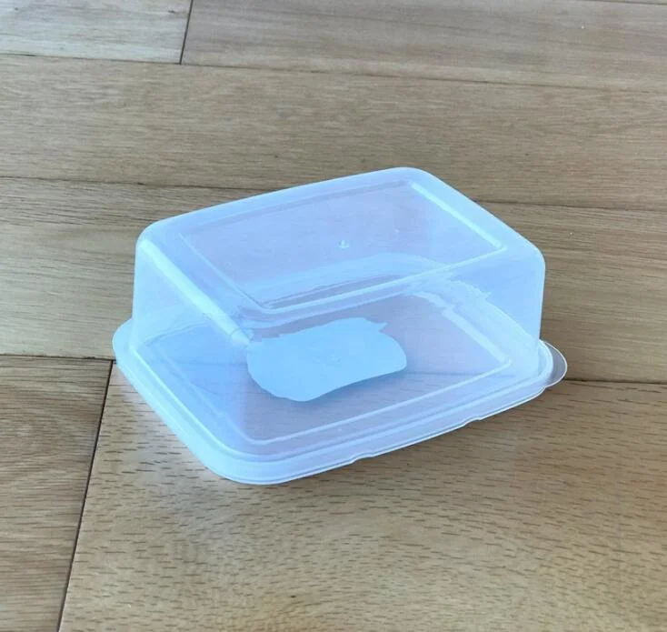 Rectangle 700ml conteneur en plastique au micro-ondes Boîte à lunch