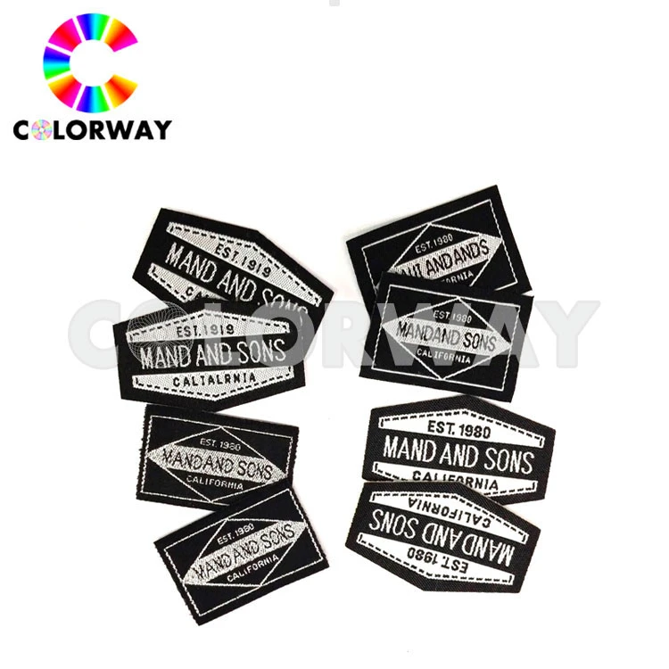 2017 New Fancy Nonirritant Washable Custom Printed Woven Label