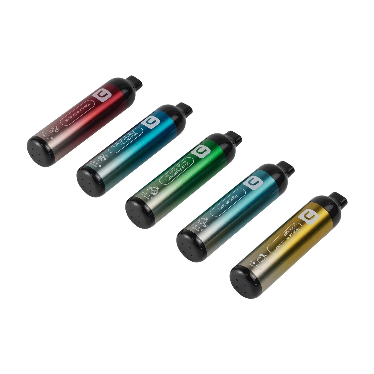 New Trending 7ml 2000 Puffs Cartridge Mod Pod System Disposable/Chargeable Vape Pen Elfbar Puff Plus Electronic Cigarette Vape