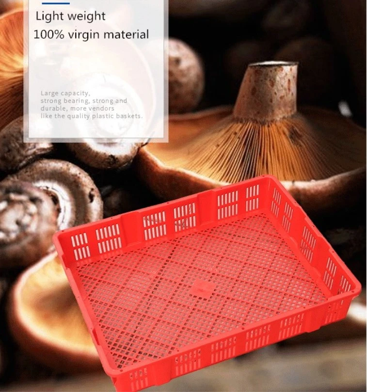 Disposable Plastic Storage Basket for Aquatic Product