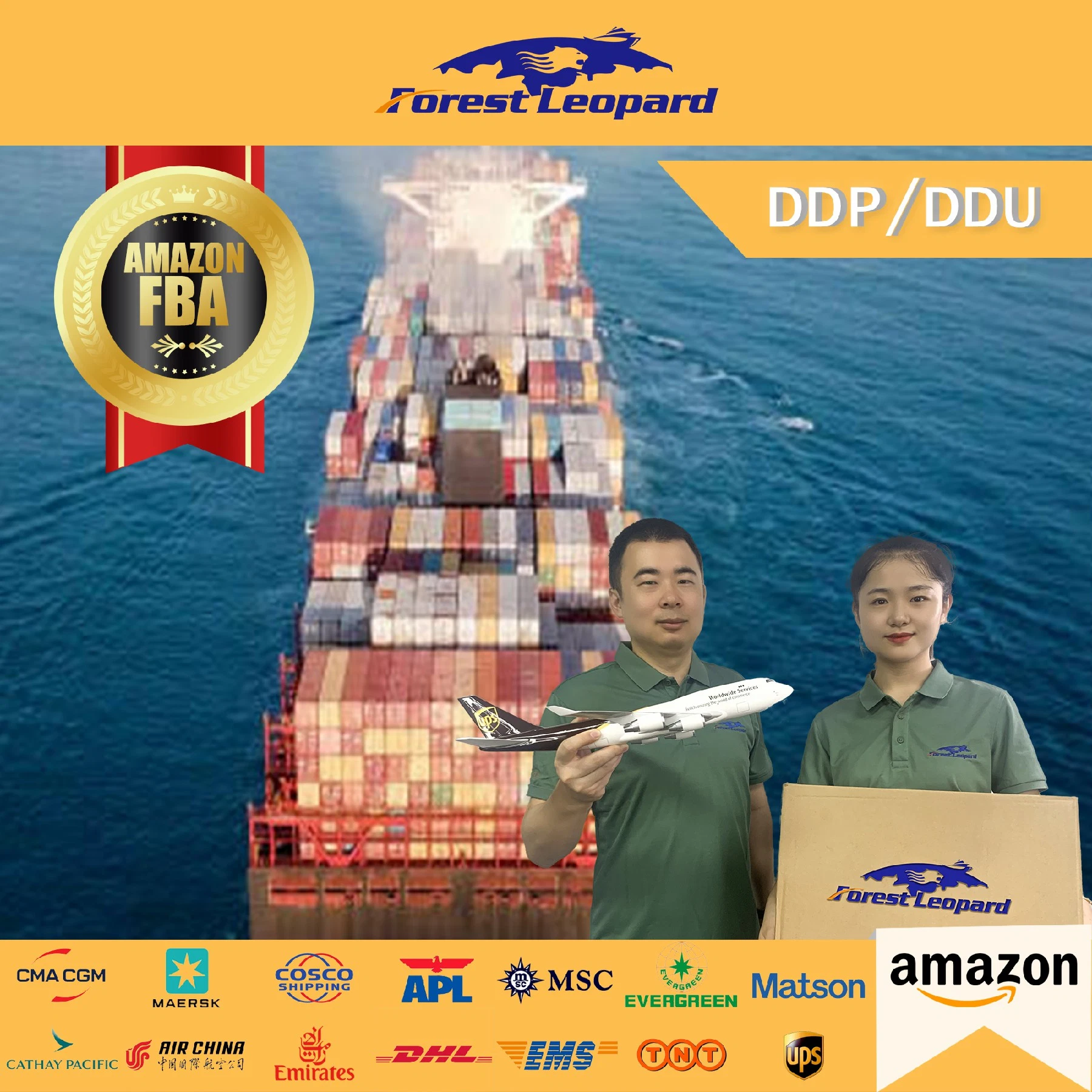 Amazon Fba Shipping Sea Freight Forwarder From China to Australia Shipping to Amazon USA