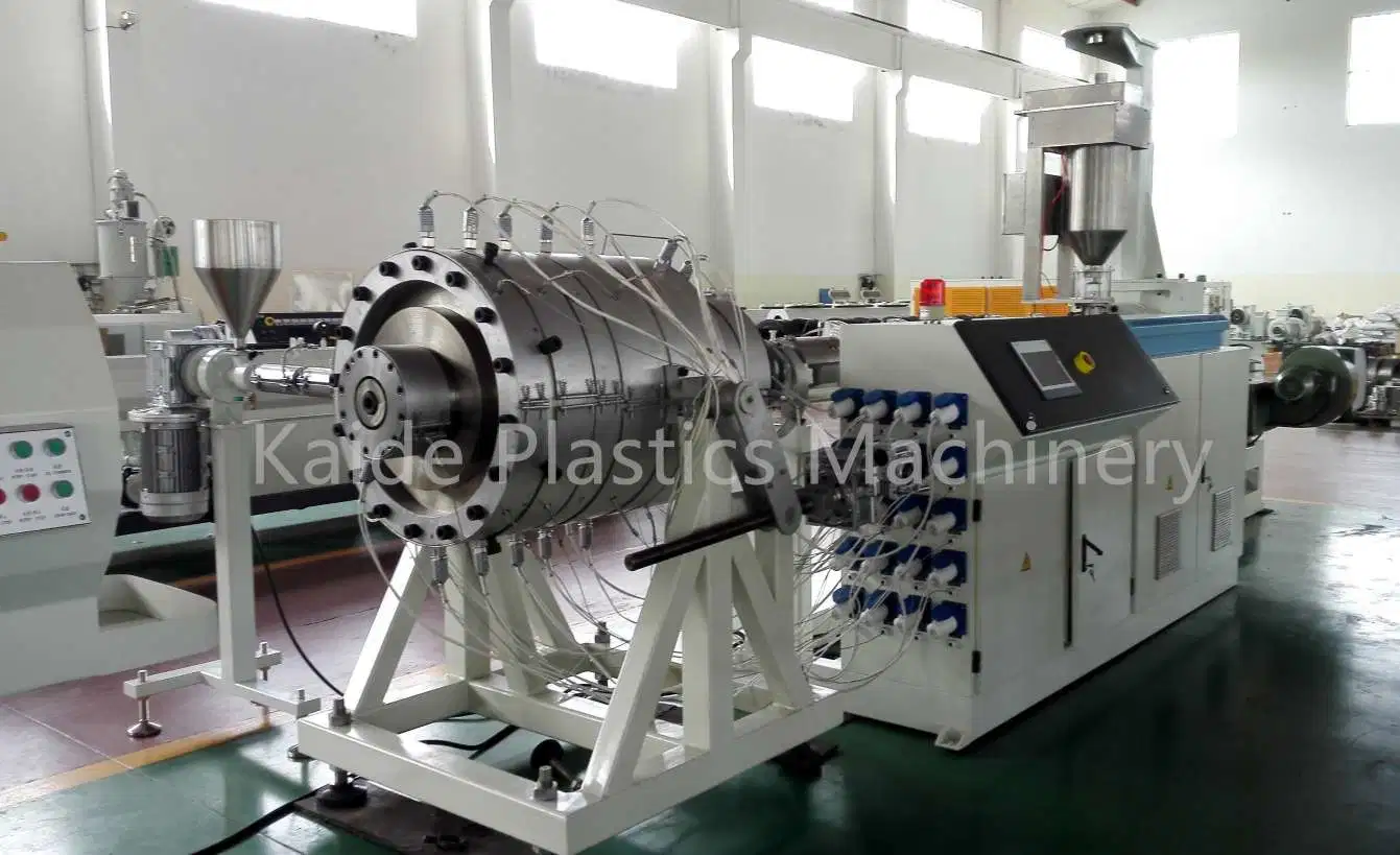 Plástico PVC HDPE PPR tubo de agua Extrusión máquina de extrusión