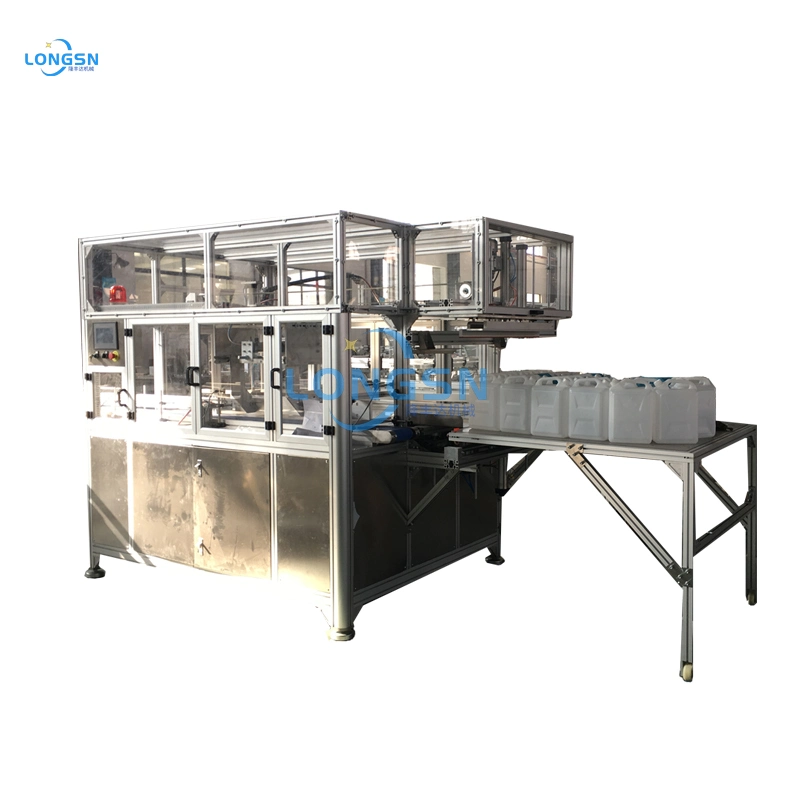 Automatic Empty Plastic Pet PE Bottle/Jerrycan/Barrel Packing Bagging Machine/Bag Sealing Packaging Machine