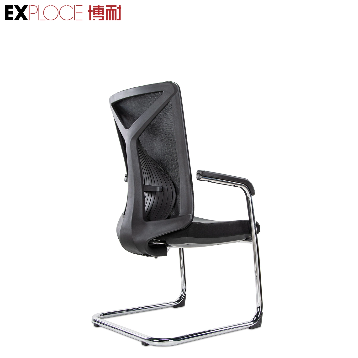 Unfolded Asia Market Office Folding Plastic Ergonomic Stackable Chair Furniture in China