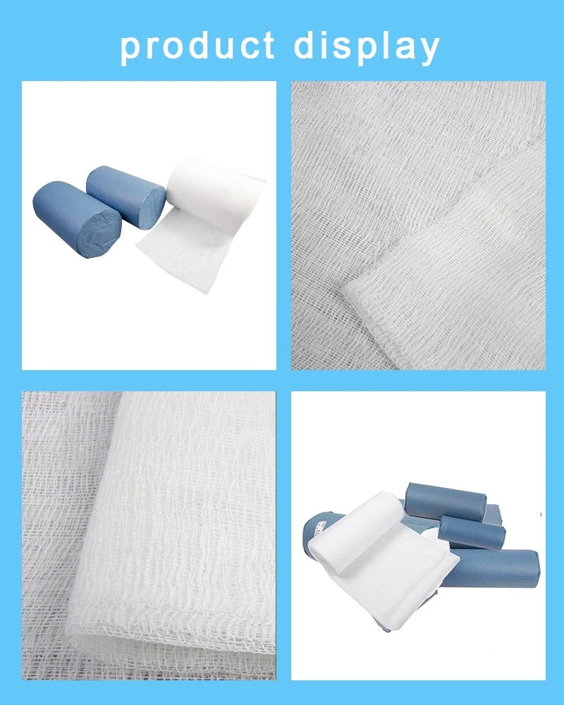 Absorbent 100% Cotton Sterile Gauze Roll 90cm&times; 100m