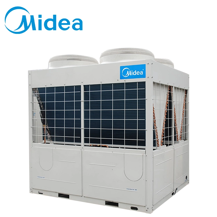 Midea CE Certificated Flexible Installation on Sail Central HVAC Modular Air Cooled Industrial Scroll Water Chiller Easy Control