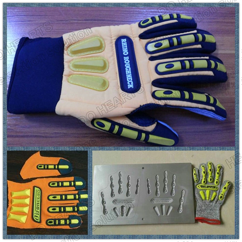 Dispositivo de relieve para los guantes