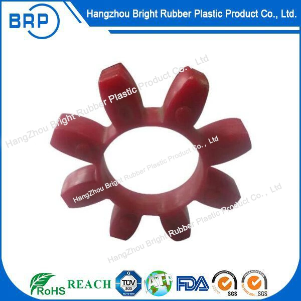 Gr PU Rubber Elastic Spider / Shaft Rubber Flexible Coupling