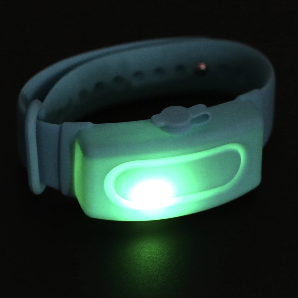 2020 novo higienizador LED Design bracelete anti Esterilizador germicida pulseira com LED Luz noturna Higienizador Esquerdo