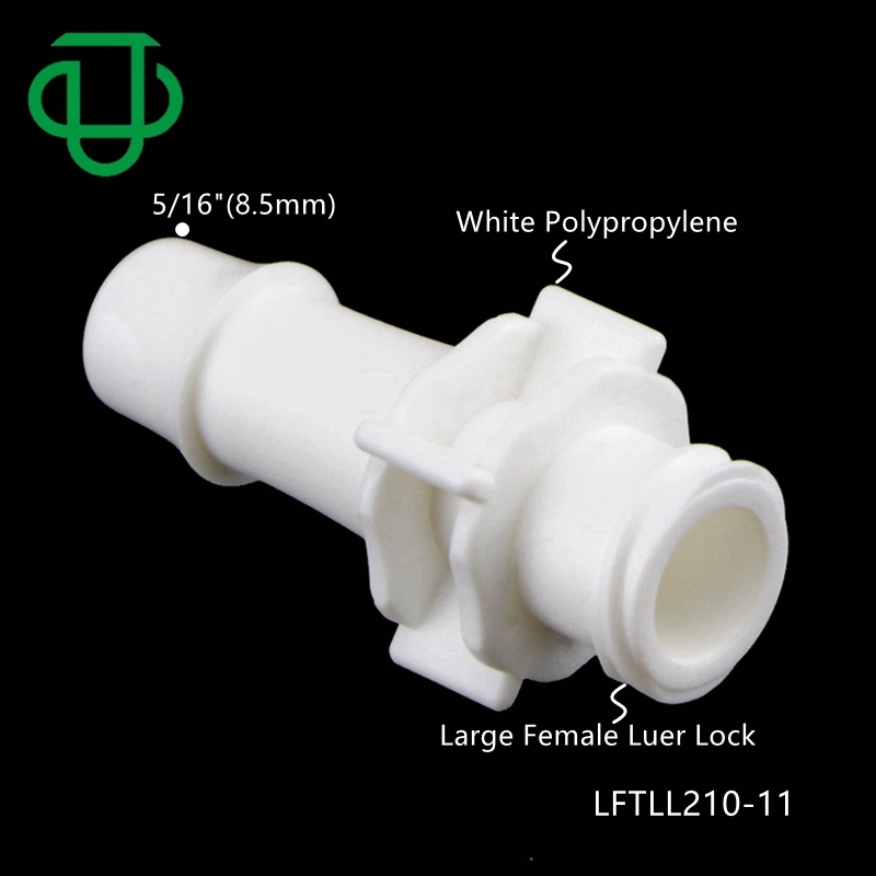 Ju PP blanco 5/16"ID flexible 8.5mm adaptador Luer púas Grandes Hombres Mujeres suerte bloquear a la púa conector adaptador Luer