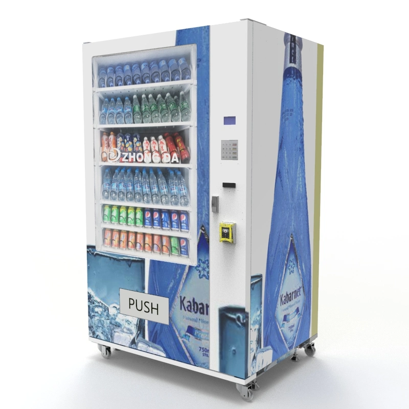 Huge Capacity 360-380 Bottles Water Beverage Cooling System Vending Machine