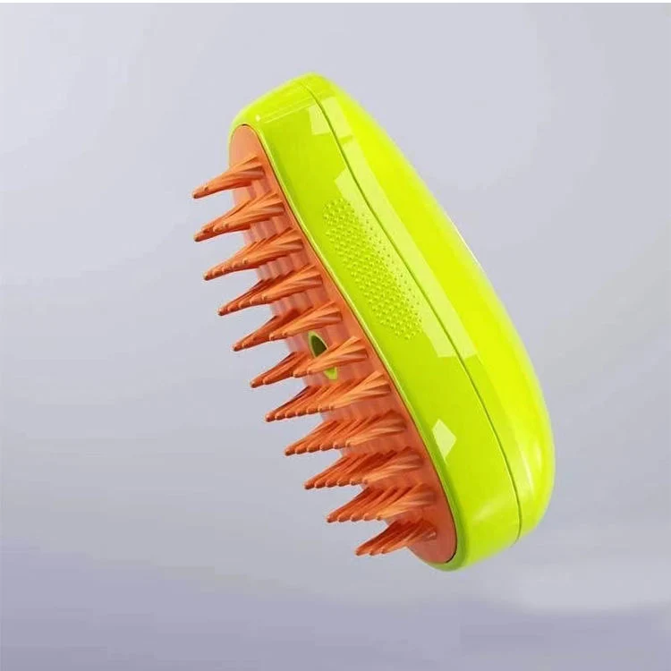 Dry and Wet Steam Cat Brush Silicone Massage Brush Essential Tool for Small Animal Hair Care and Bathing Grooming