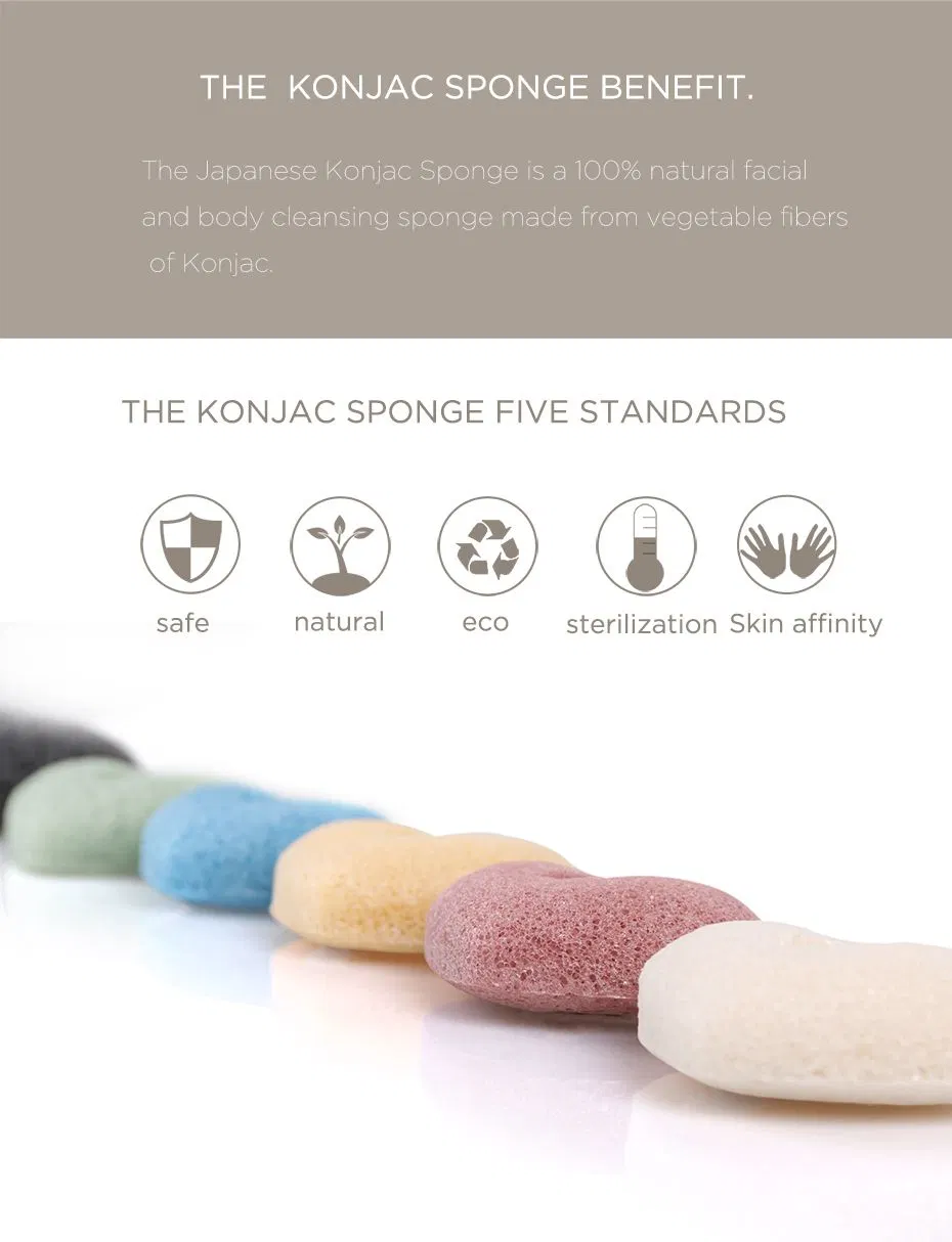 Ecotools Konjac esponja de limpieza facial de carbón de Konjac Esponja para el cuerpo